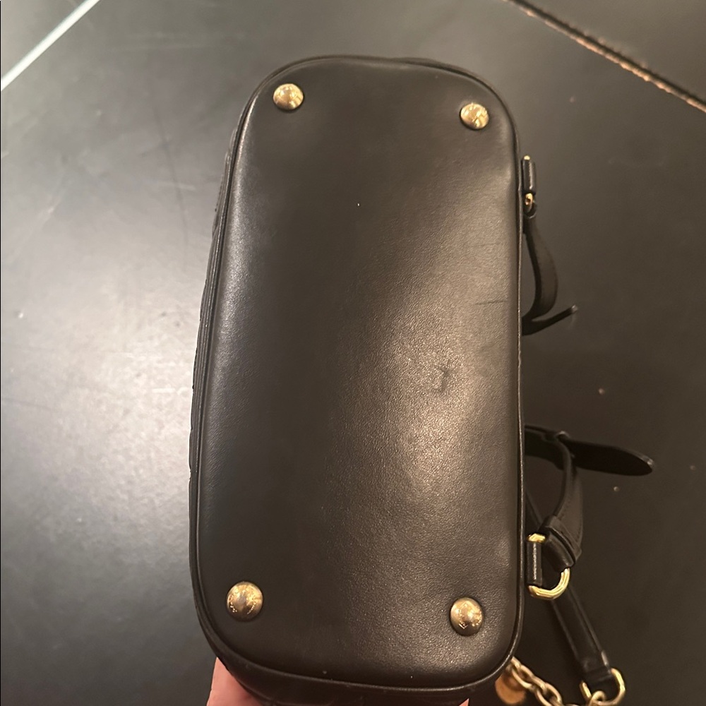 Salvatore Ferragamo Black Backpack with Gold Chain - Picture 7 of 7